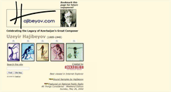 Desktop Screenshot of hajibeyov.com